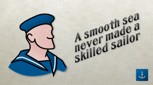 A free wallpaper with the skilled sailor.